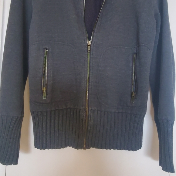 Vintage Grey Sweater Jacket - Picture 3 of 3